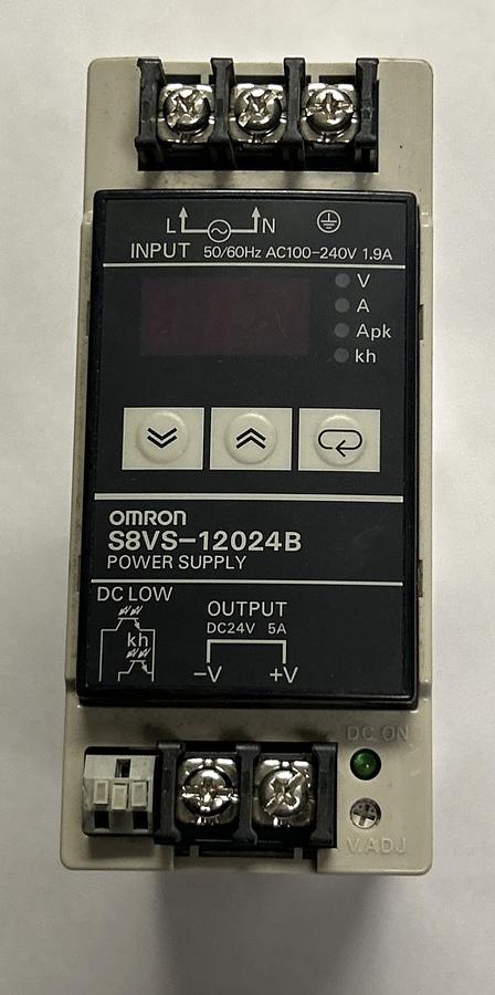 Used OMRON,S8VS-12024B,SWITCH MODE POWER SUPPLY