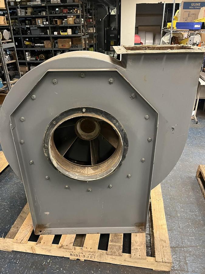 CINCINNATI FAN,RBE-15,RADIAL BLADE EXHAUSTER 15HP 3PH 1765RPM