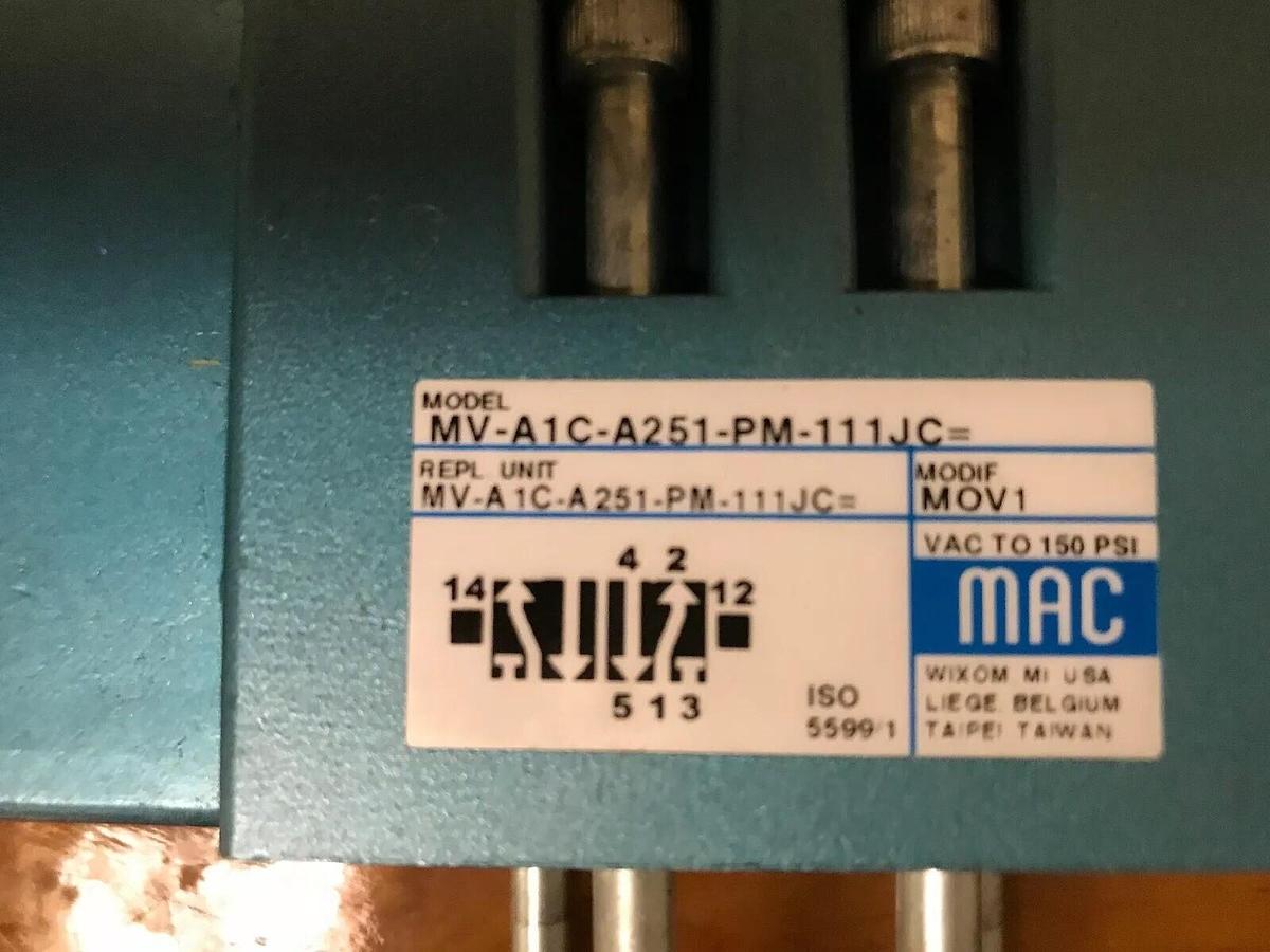 MAC,MV-A1C-A251-PM-111JC,Solenoid Valve