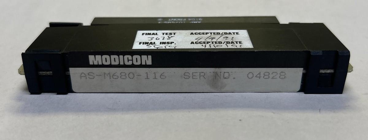 Used MODICON,AS-M680-116,MODULE MEMORY