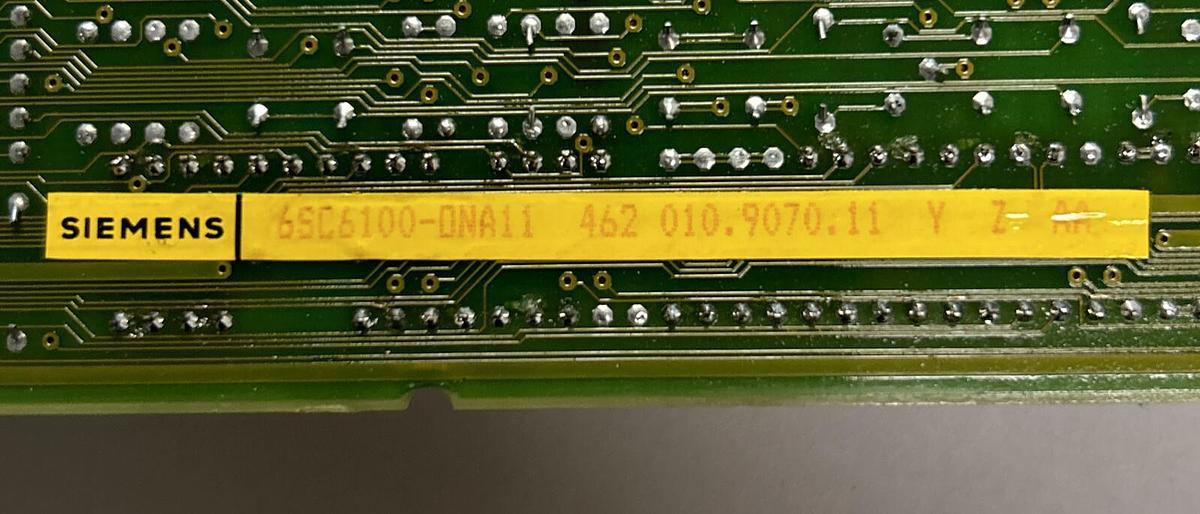 Used SIEMENS,6SC6100-0NA11,ANALOG CONTROL BOARD REFURBISHED