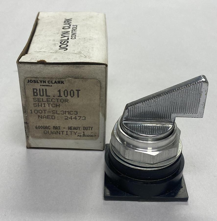 JOSLYN CLARK,100T-SL3MC3,SELECTOR SWITCH NOS