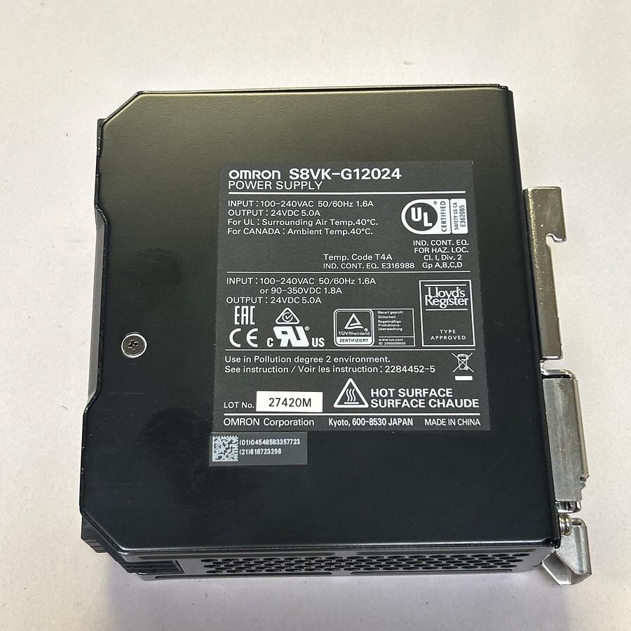 Used OMRON,S8VK-G12024,POWER SUPPLY