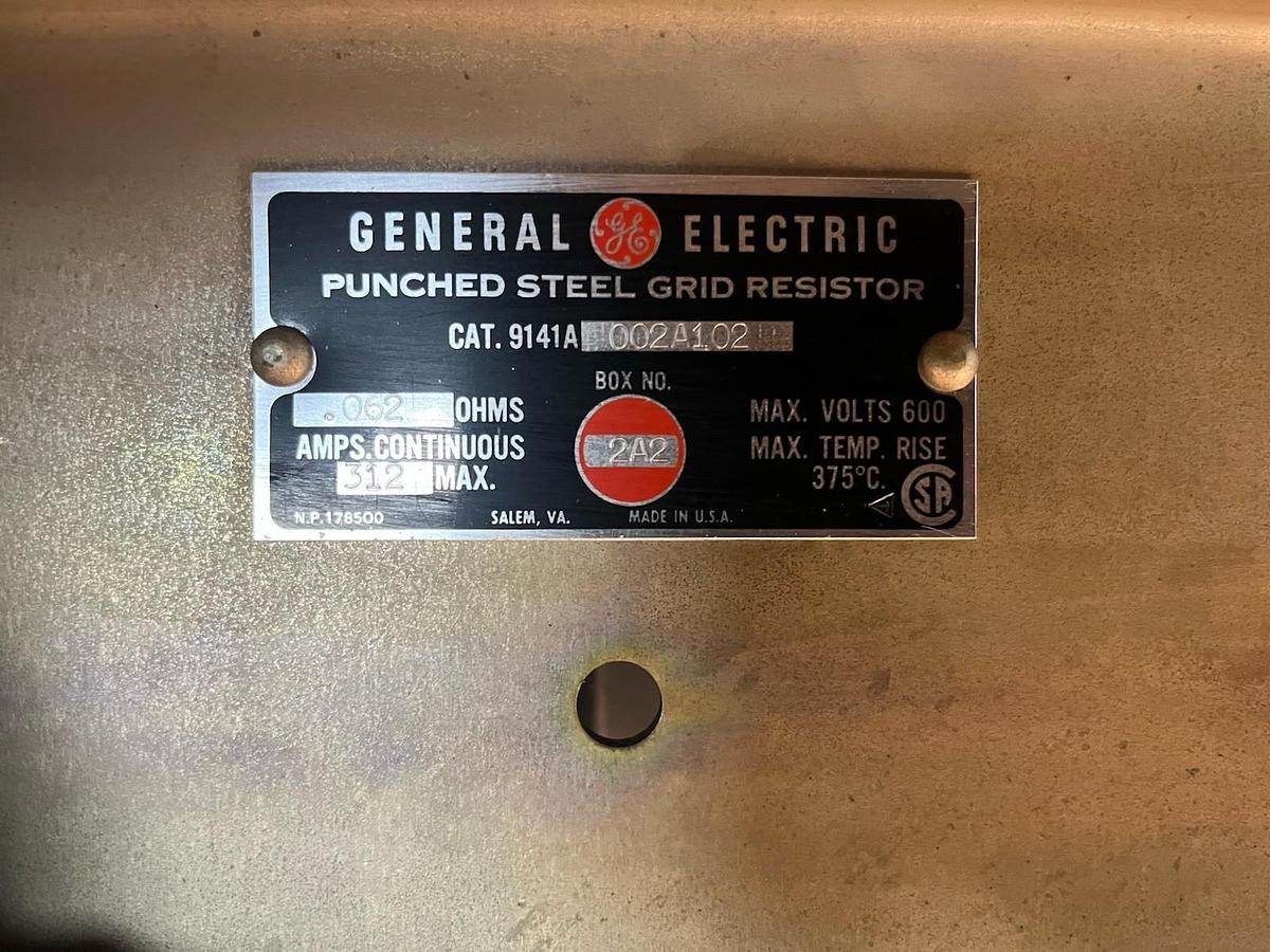 GE,9141A-002A102,PUNCHED STEEL GRID RESISTOR .062 OHMS 312 AMPS