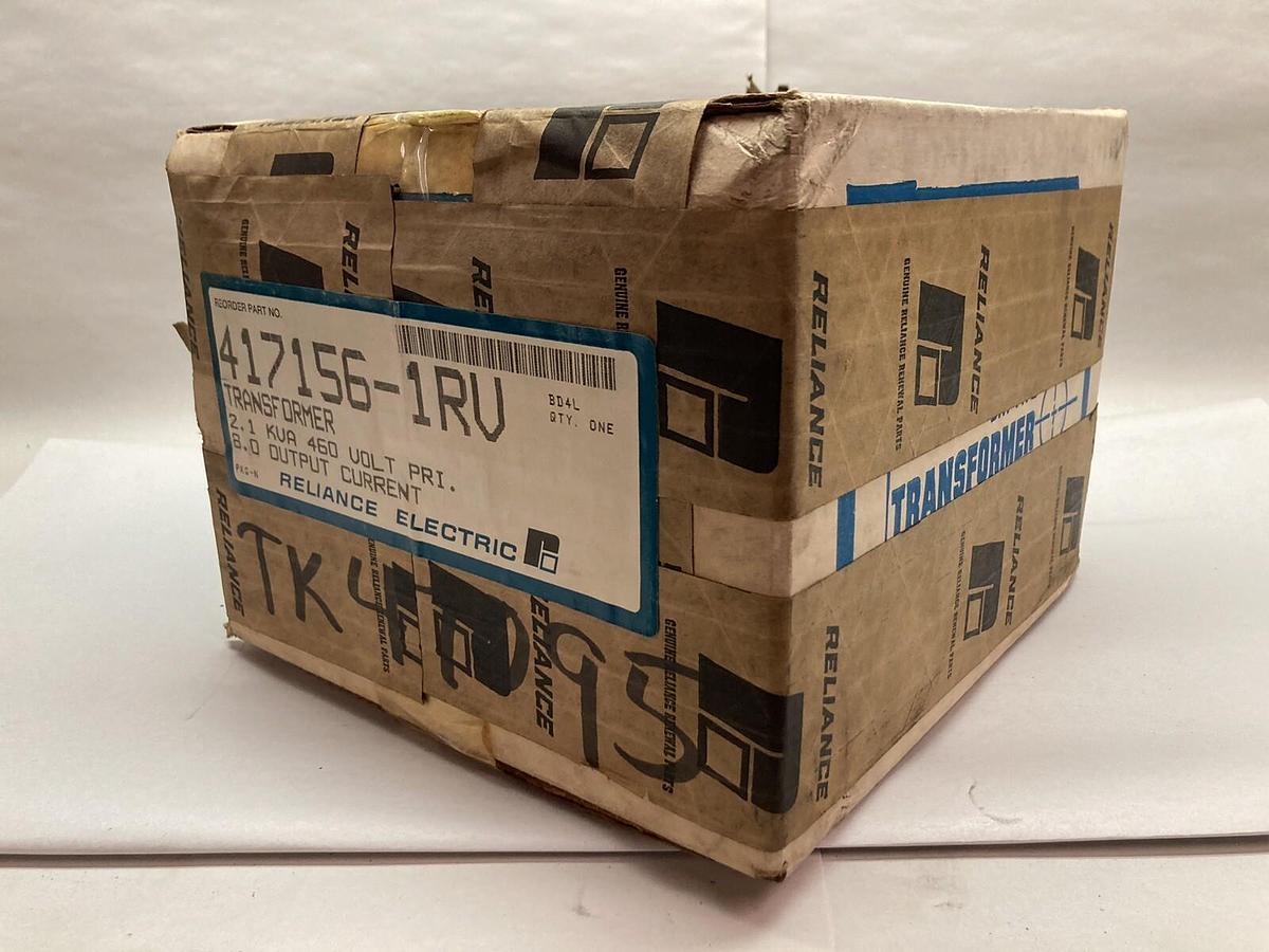 Used Reliance Electric,417156-1RV,Transformer 460V 2.1kva