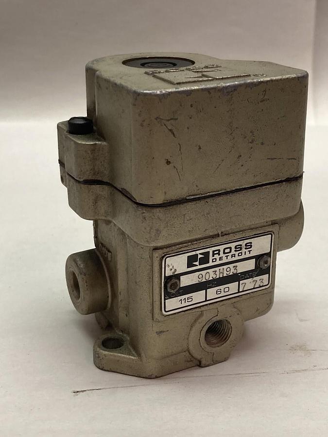 Used Ross,903H93,Pneumatic Valve 115V 60Hz