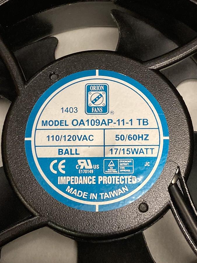 Orion,OA109AP-11-1TB,Muffin Fan High Speed