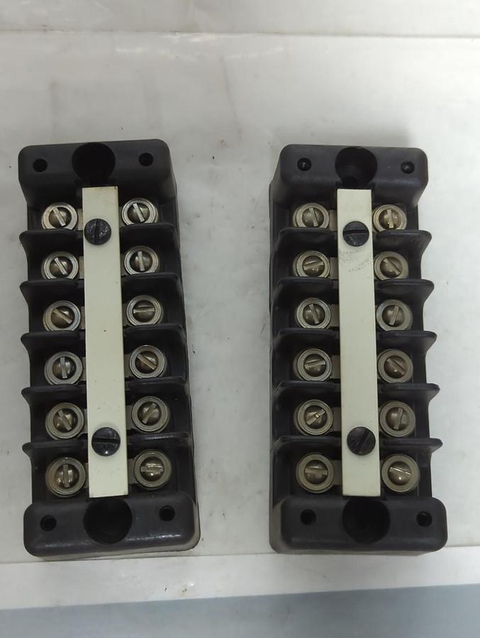 TELEDYNE PENN-UNION,AEP TERMINAL BLOCKS 30 AMP 750V PACK OF 2 NOS