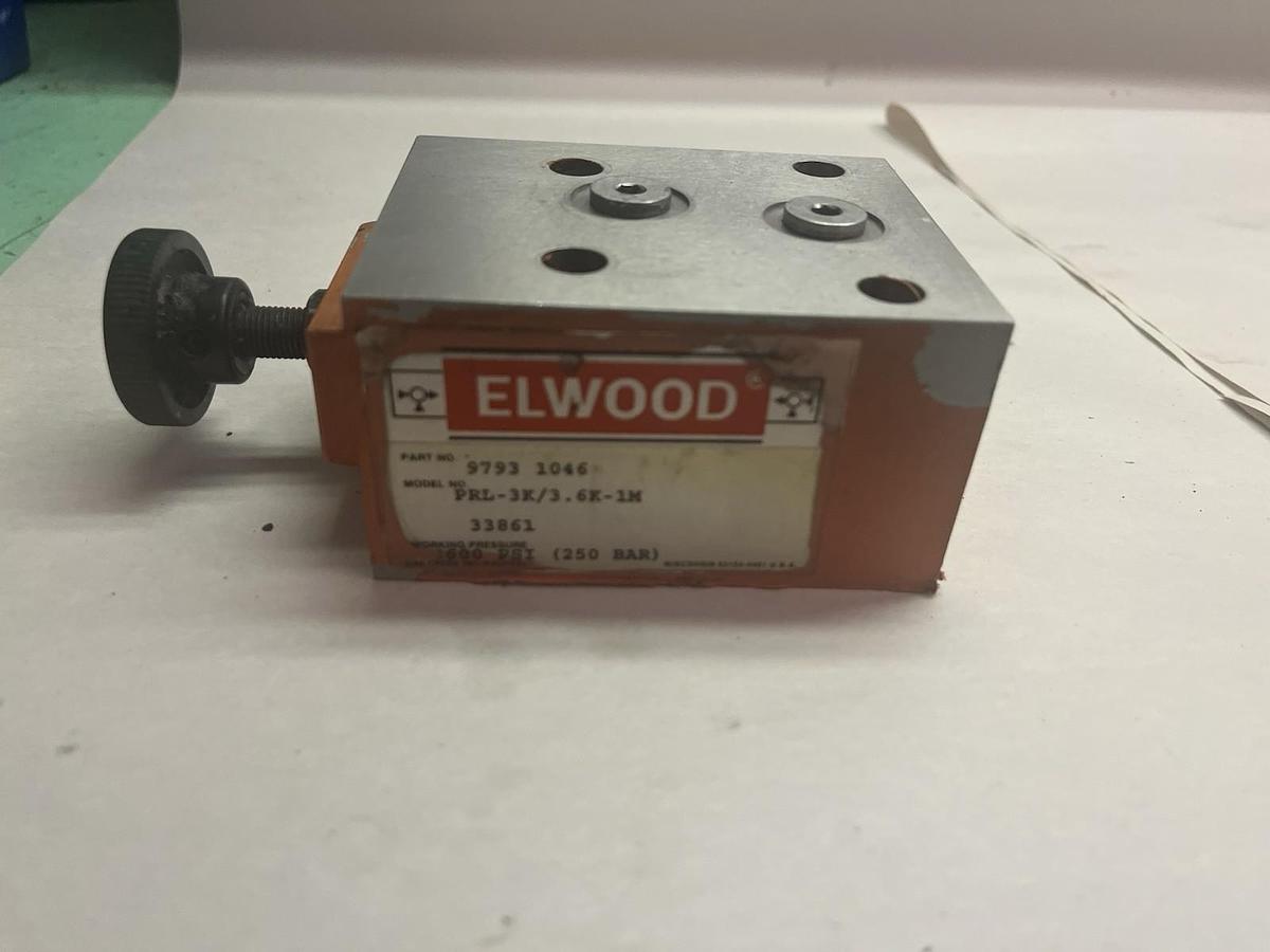 Used ELWOOD,PRL-3K/3.6K-1M,HYDRAULIC CONTROL FLOW VALVE
