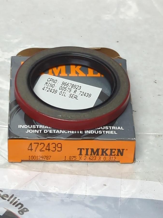 TIMKEN,472439,OIL SEAL 1.875 X 2.623 X 0.312 LOT OF 2 NOS