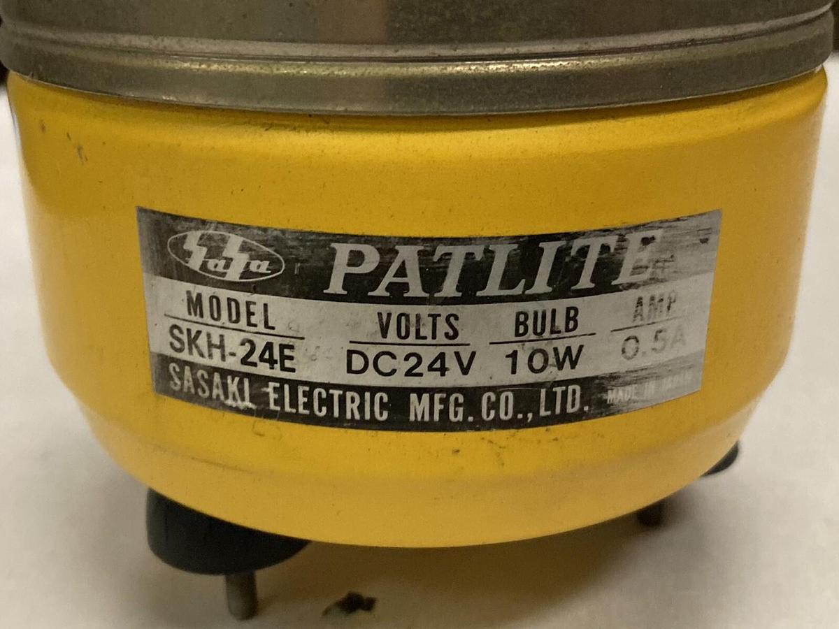 Used Patlite,SKH-24EA,Signal Tower Rotating Beacon Light
