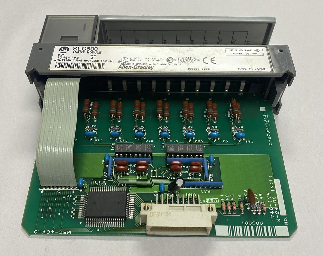 Used Allen-Bradley,1746-IV8,Ser A Input Module