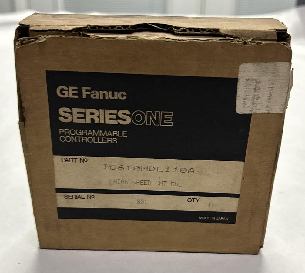 Used GE FANUC,IC610MDL110A,HIGH SPEED COUNTER MODULE NOS