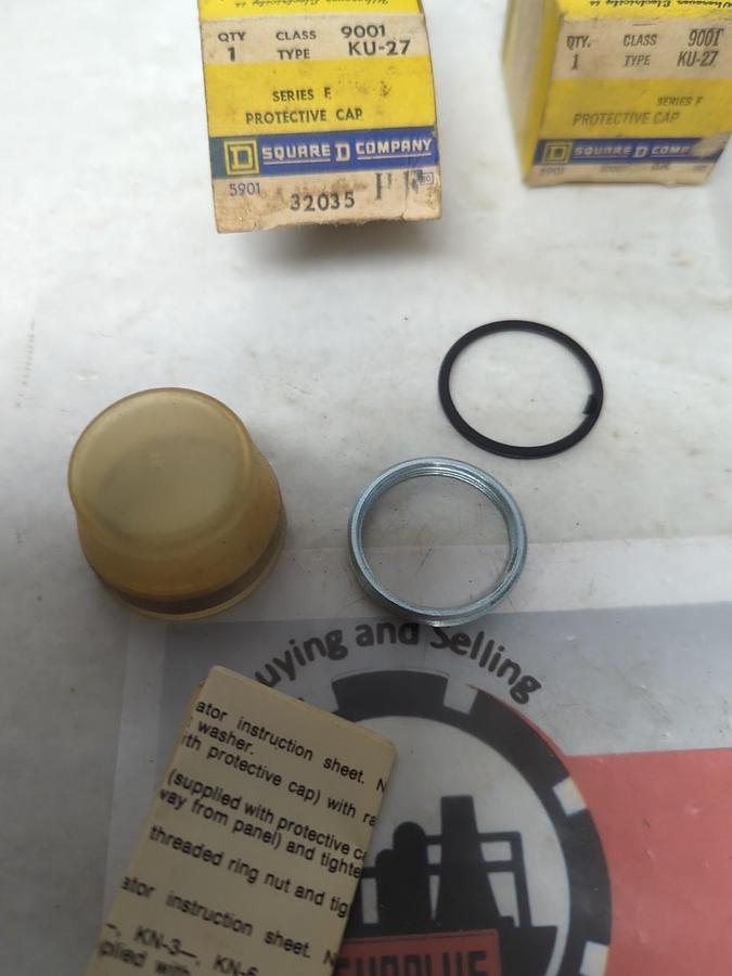 SQUARE D,9001 KU-27,PROTECTIVE CAP LOT OF 2 NOS