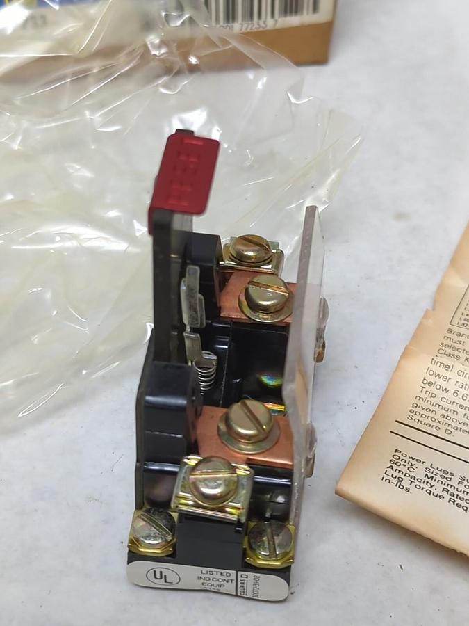 SQUARE D,77233,CLASS 9065 TYPE CO-1 THERMAL OVERLOAD RELAY NEW
