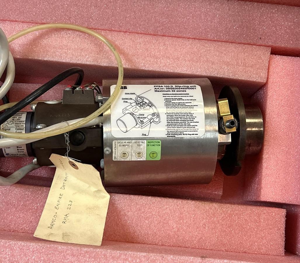 Used ABB,3BSE002492R0001,SLIP-RING UNIT