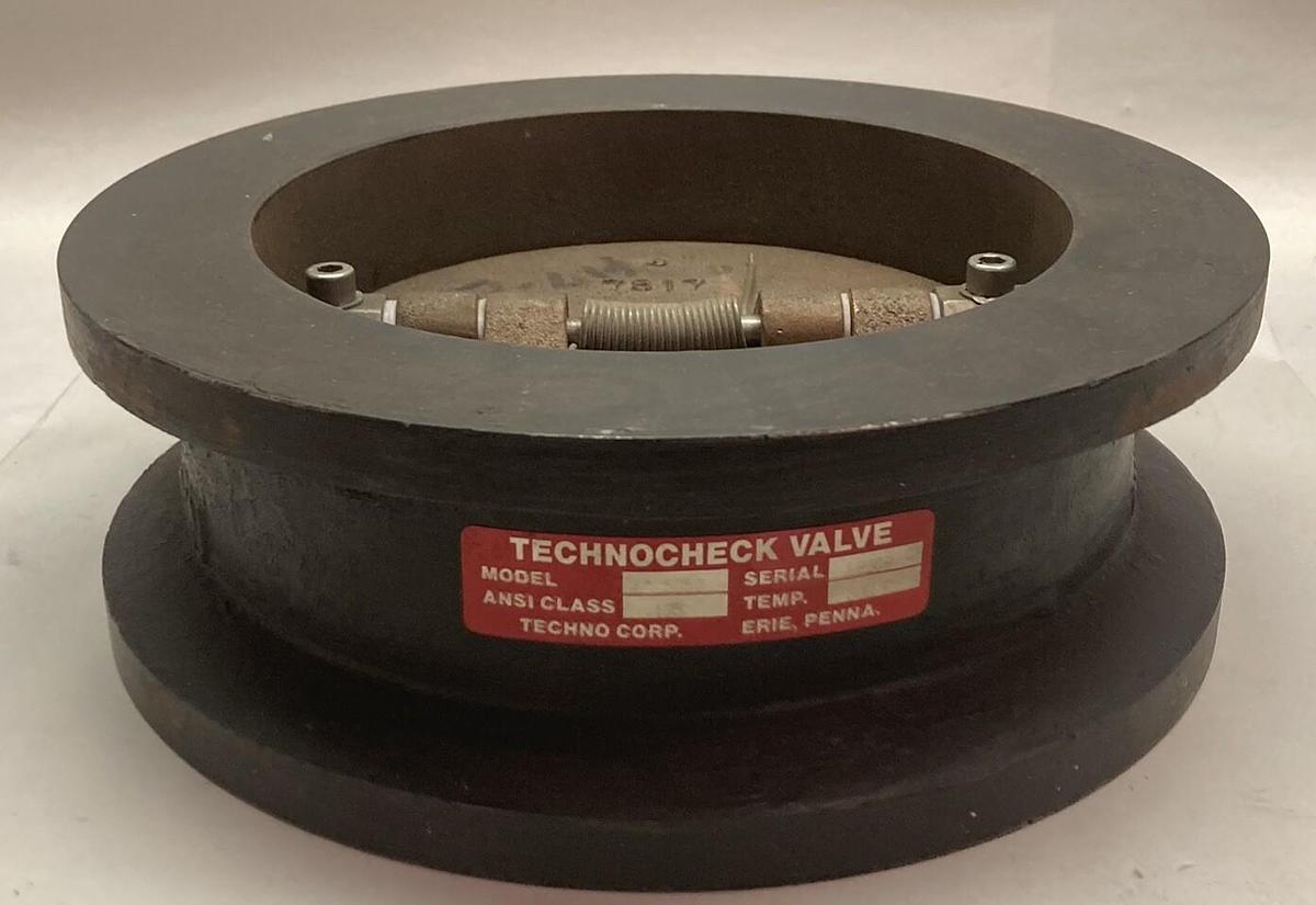 Used Technocheck Valve,Model 5050,Iron Wafer Check Valve 125 Ansi
