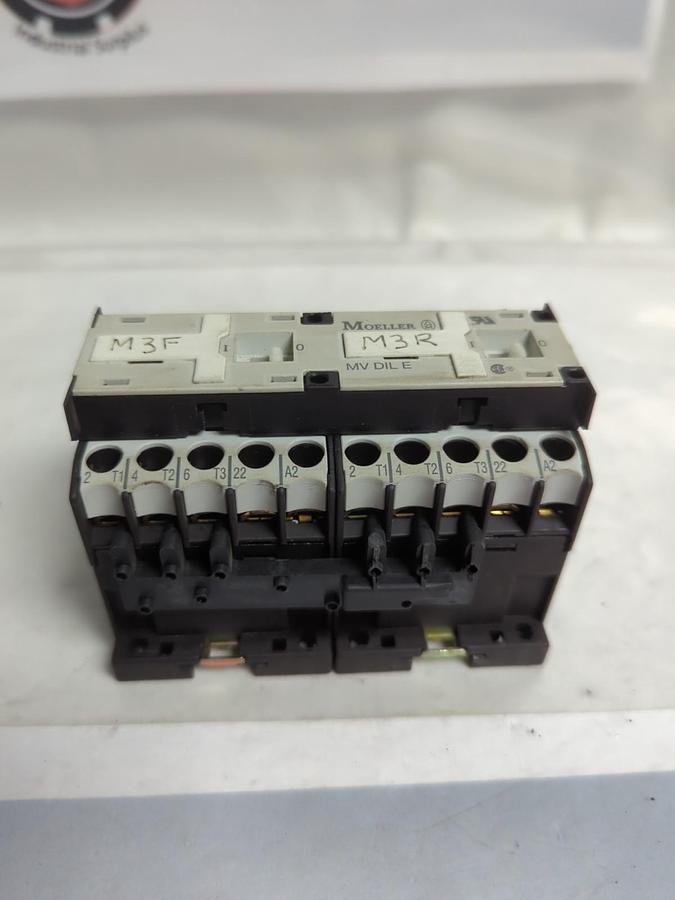 Used MOELLER,MV DIL E,SET OF CONTACTORS ICE 947 EN 60 947 VDE 0660 PRE-OWNED