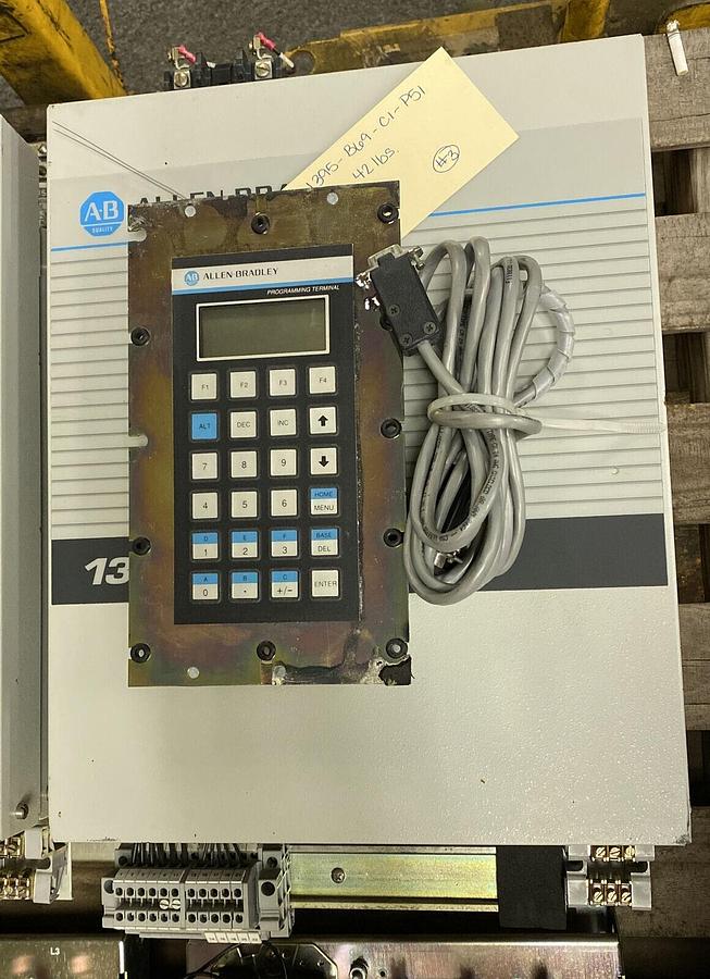 Used ALLEN BRADLEY,1395-B69-C1-P51,DC DRIVE 460 VAC INPUT 500 VDC OUTPUT 20 HP