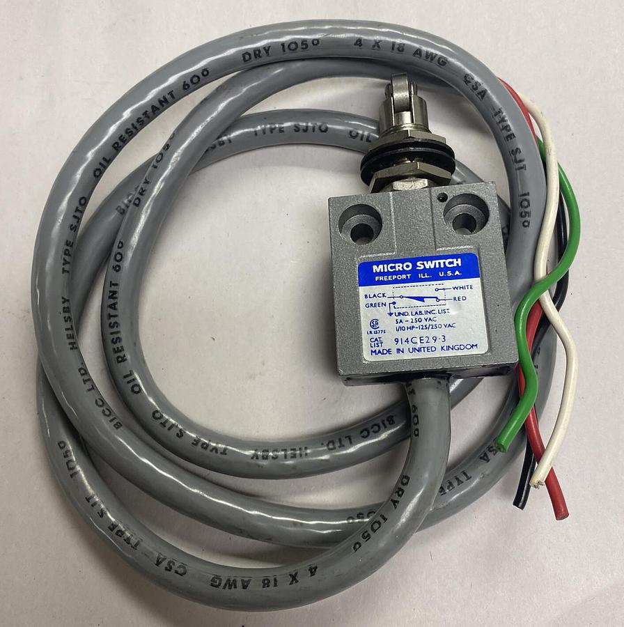 HONEYWELL,914CE29-3,LIMIT SWITCH NOS