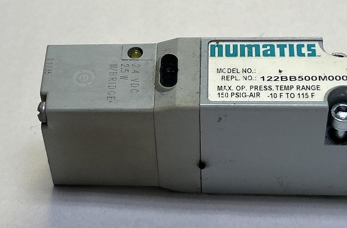 Used NUMATICS,122BB500M000061,SOLENOID VALVE