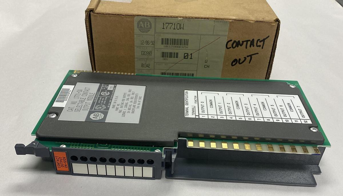 Allen-Bradley,17710W,Selectable Contact Output Module NOS