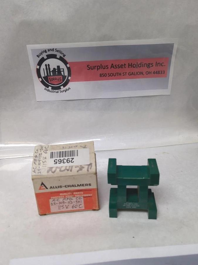 ALLIS-CHALMERS,25-105-112-501,COIL 115V 60C NOS