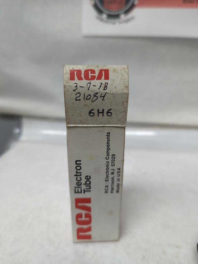 RCA,6H6,VACUUM TUBE NOS