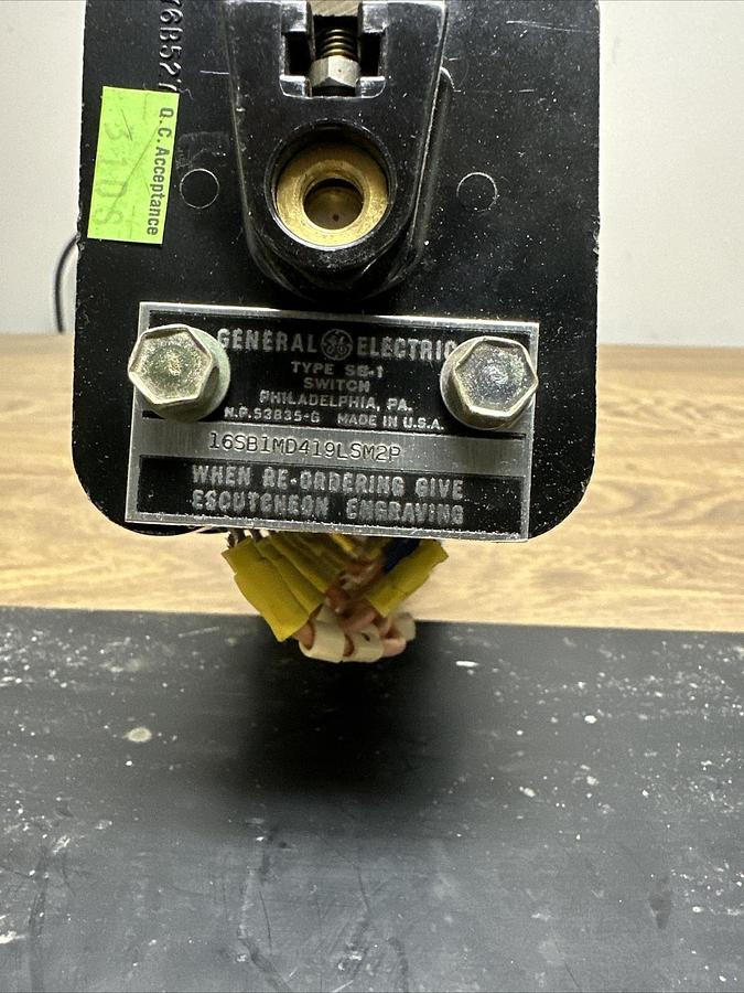 Used General Electric,16SB1MD419LSM2P,Rotary Switch