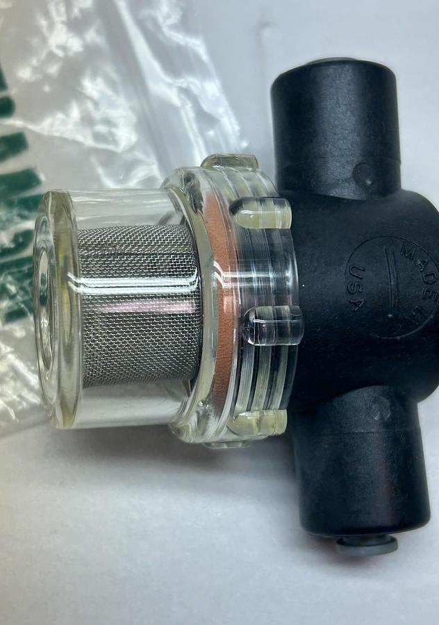 Shurflo,255-213,RV Replacement Water Pump Strainer 1/2 In Twist-On LOT OF 2