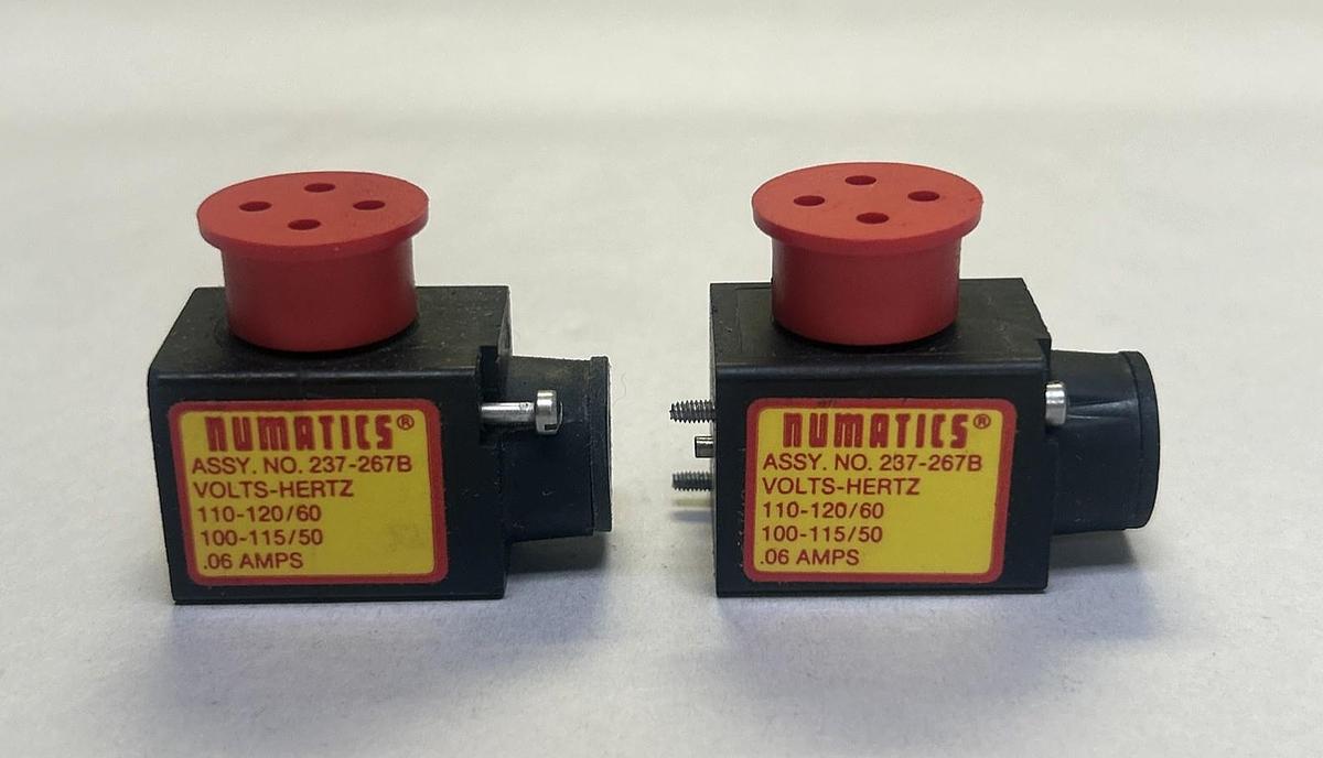 NUMATICS,237-267B,COIL .06A 100-120V LOT OF 2 NOS