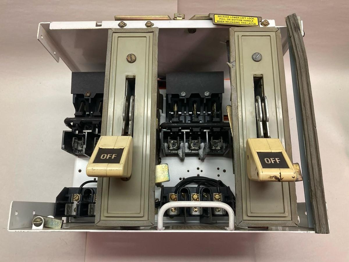 Used Siemens Tiastar Furnas,F-160187,12 Inch 30A DUAL DISCONNECT MCC BUCKET