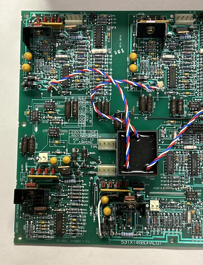 Used GENERAL ELECTRIC,531X146BDHALG1,BASE DRIVER BOARD