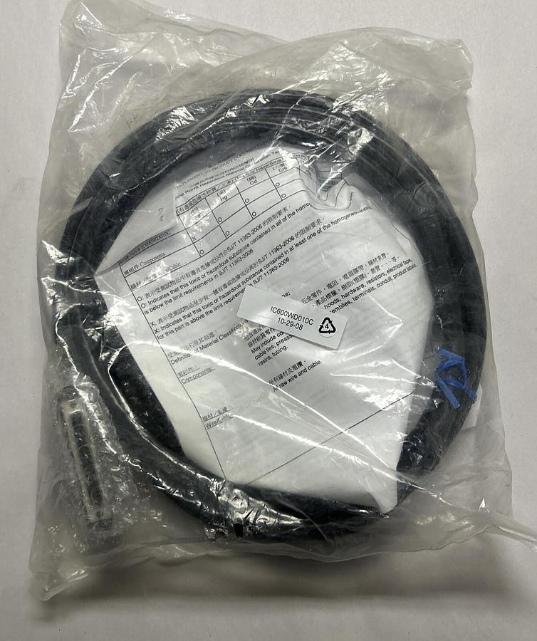 Used GENERAL ELECTRIC,IC600WD010C,CABLE NEW