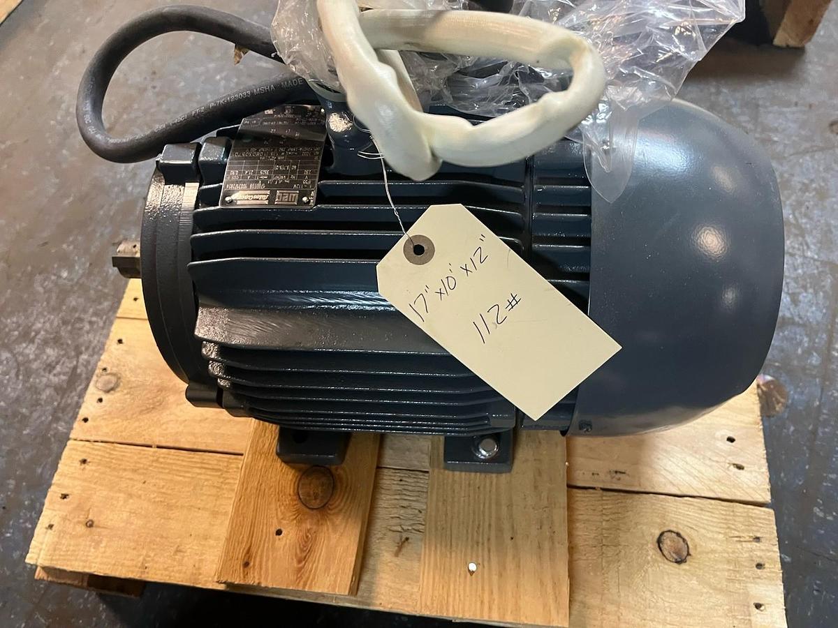 Used WEG ATLAS COPCO,112M,5HP SINGLE PHASE MOTOR 230V 1PH 3525