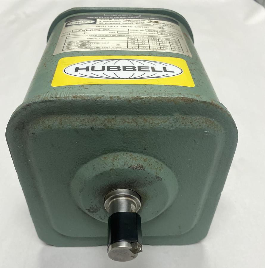 Used Hubbell,PRD-025-22,Pilot Duty Speed Switch Refurbished