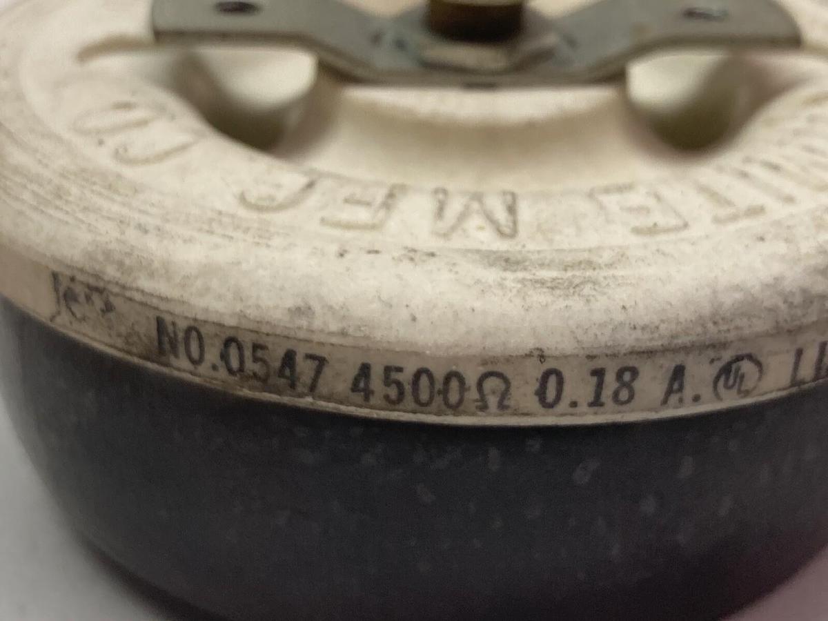 Used Ohmite,0547,Rheostat 0.18A Series 7816