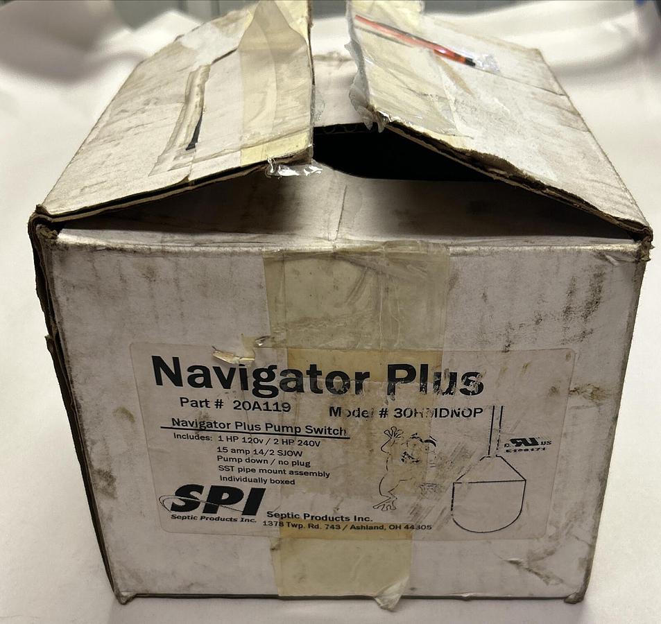 NAVIGATOR PLUS,20A119 30HMDNOP,PUMP SWITCH NOS