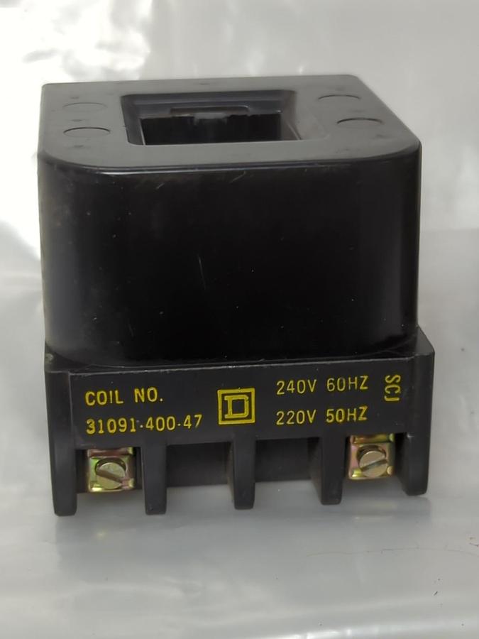Used SQUARE D,1707,COIL 110V 50HZ LOT OF 2 PRE-OWNED