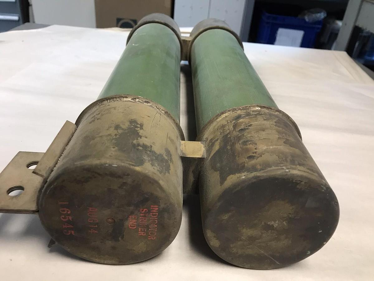 Westinghouse,GCLS25,Double Barrel Fuse 5.5KV 390Amps Style 6379D26H20