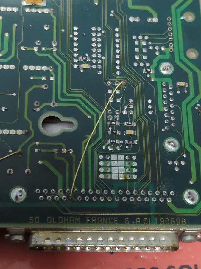 Used OLDHAM FRANCE,S.A 6L19059B,CIRCUIT BOARD PRE-OWNED