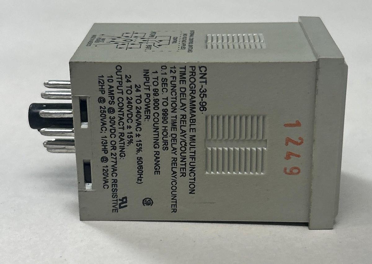 Used POTTER & BRUMFIELD,CNT-35-96,MULTIFUNCTION TIME DELAY RELAY COUNTER