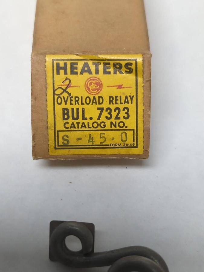 CLARK,S-45.0,OVERLOAD HEATER ELEMENT LOT OF 4 NOS