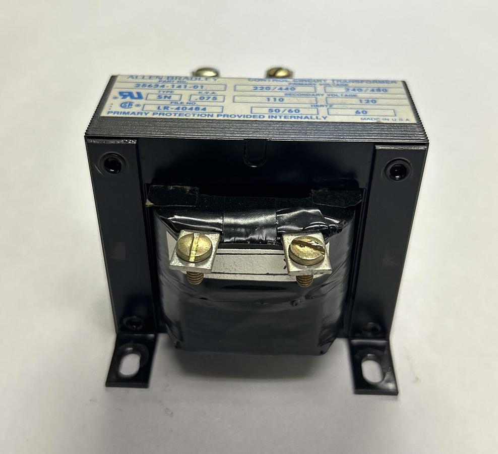 Used ALLEN BRADLEY,25634-141-01,TRANSFORMER .075KVA 240/480V