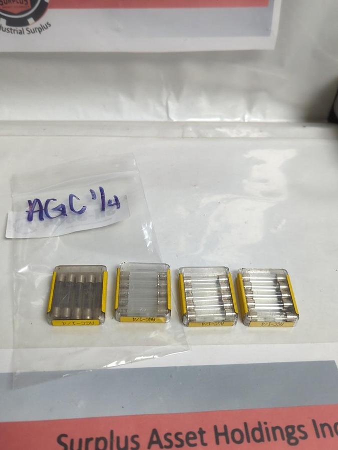 COOPER BUSSMANN,AGC-1/4,MINI 1/4 AMP FUSE LOT OF 20 NOS