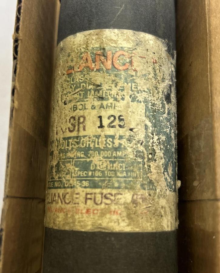Used RELIANCE,ECSR125,FUSE 125A 600V
