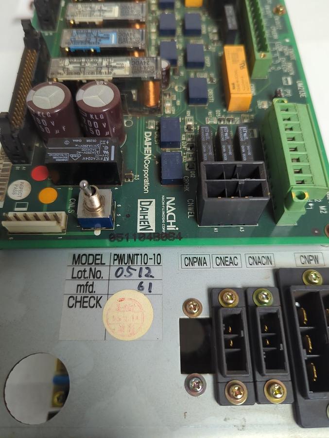 Used NACHI,PWUNIT-10,POWER SUPPLY PRE-OWNED