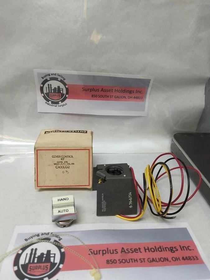 CUTLER-HAMMER,C400LG2,COVER CONTROL KIT COMB.STR.HAND-AUTO-SET SWITCH NOS