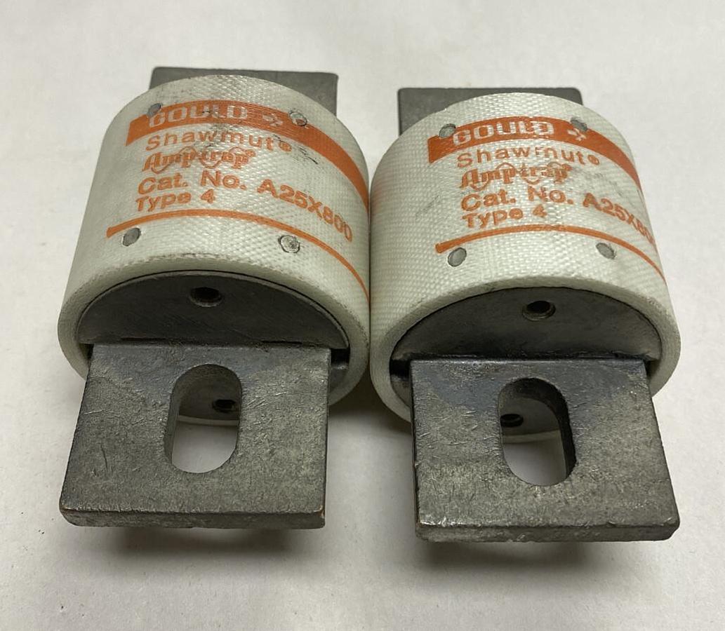 Gould Shawmut,A25X800,FUSE Lot of 2 NOS