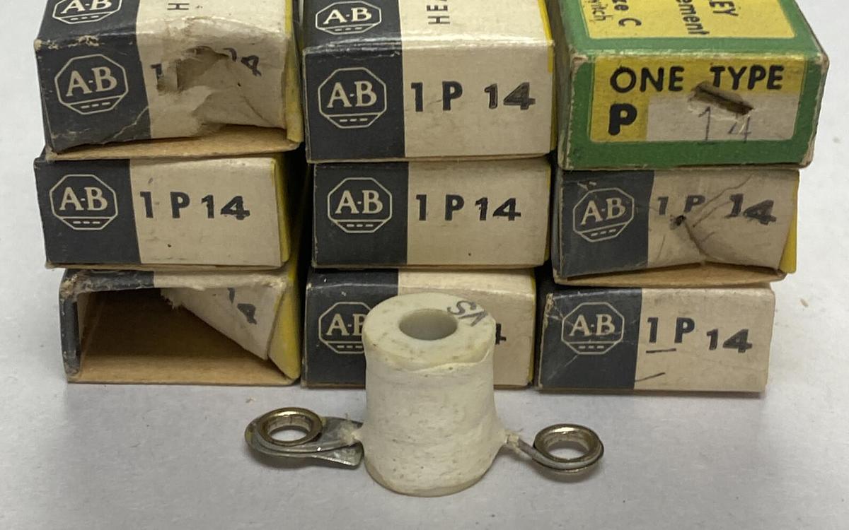 ALLEN BRADLEY,P14,HEATER ELEMENT LOT OF 9 NEW